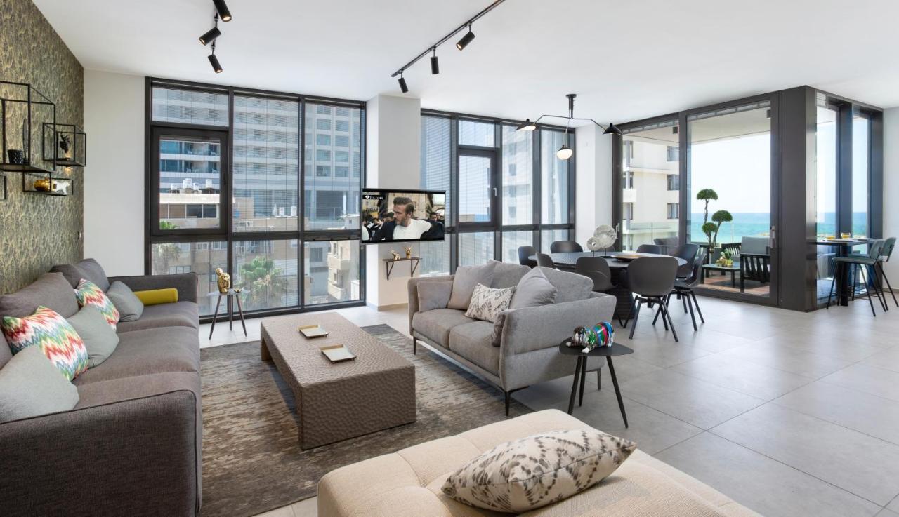 High Standing At Hayarkon By Holyguest Apartment Tel Aviv Bagian luar foto
